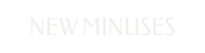 New Minuses Wordmark Text Logo Top Header